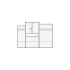 Simple interior sketch for Xactimate (4001-4500 SF). Perfect for partial renovations, such as updating floors, walls, or ceilings, without full detailing.