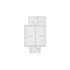 Roof sketch of a residential structure with a roof area (11-20 SQ), ideal for damage assessment and restoration purposes in Xactimate.