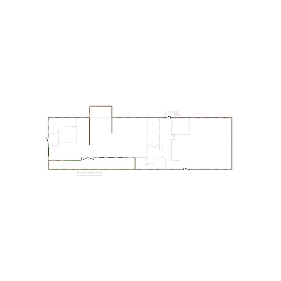 Detailed exterior sketch (4501-5000 SF) based on interior layout provided by the client or created by us. Suitable for siding, paint, and wall estimates.