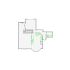 Detailed interior sketch for Xactimate (501-1000 SF) for damage assessment and restoration. Includes doors, windows, ceilings, kitchen and bathroom symbols.