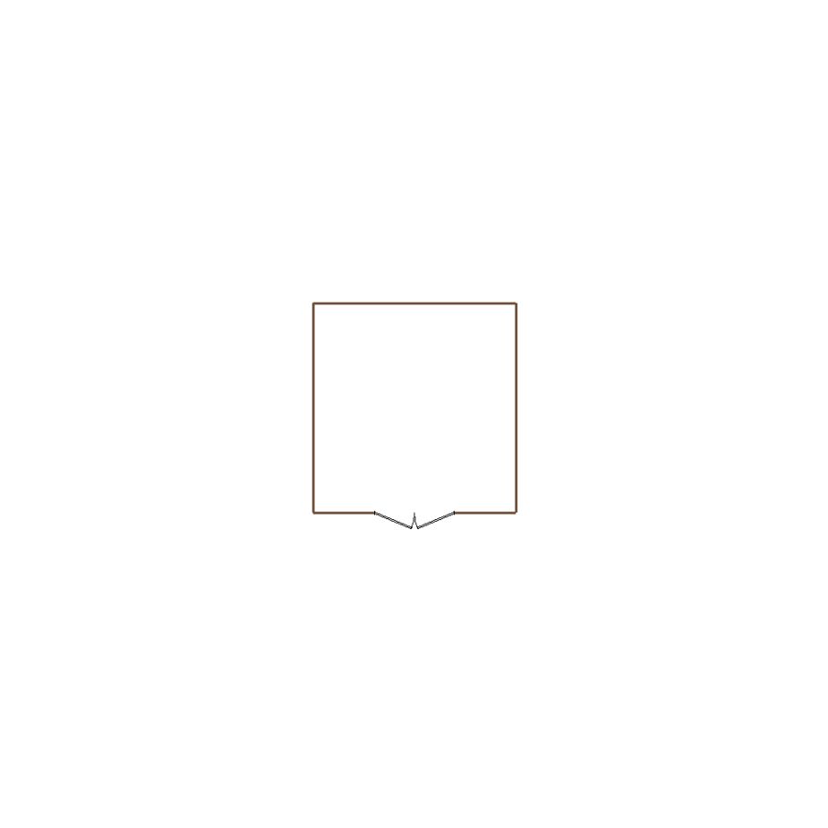 Detailed exterior sketch based on aerial imagery of a residential structure (1-5 SQ), suitable for use in damage assessment and restoration workflows in Xactimate.