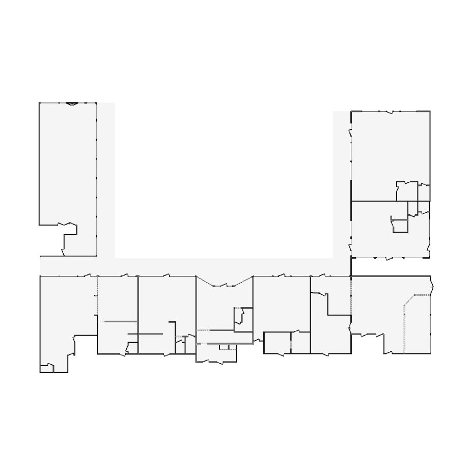 Detailed commercial interior sketch for Xactimate (11001-14000 SF). Accurate layouts for damage assessment, insurance claims, and restoration projects.