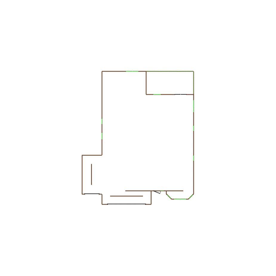 Detailed exterior sketch based on aerial imagery of a residential structure (21-30 SQ), suitable for use in damage assessment and restoration workflows in Xactimate.
