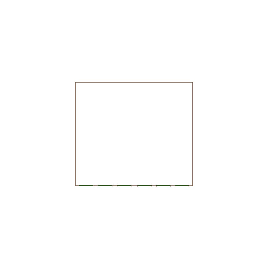 Simple exterior sketch of a residential structure (6-10 SQ), based on aerial imagery, used for estimating and documentation purposes in Xactimate.