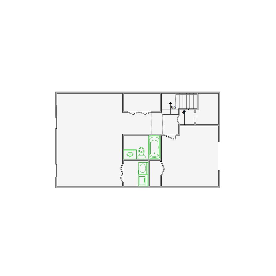 Detailed commercial interior sketch for Xactimate (501-1000 SF). Accurate layouts for damage assessment, insurance claims, and restoration projects.