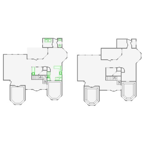 Correction interior sketches (2501-3000 SF) for Xactimate. Fixing layout errors, adjusting doors, windows, ceilings, and symbols for accurate assessments.