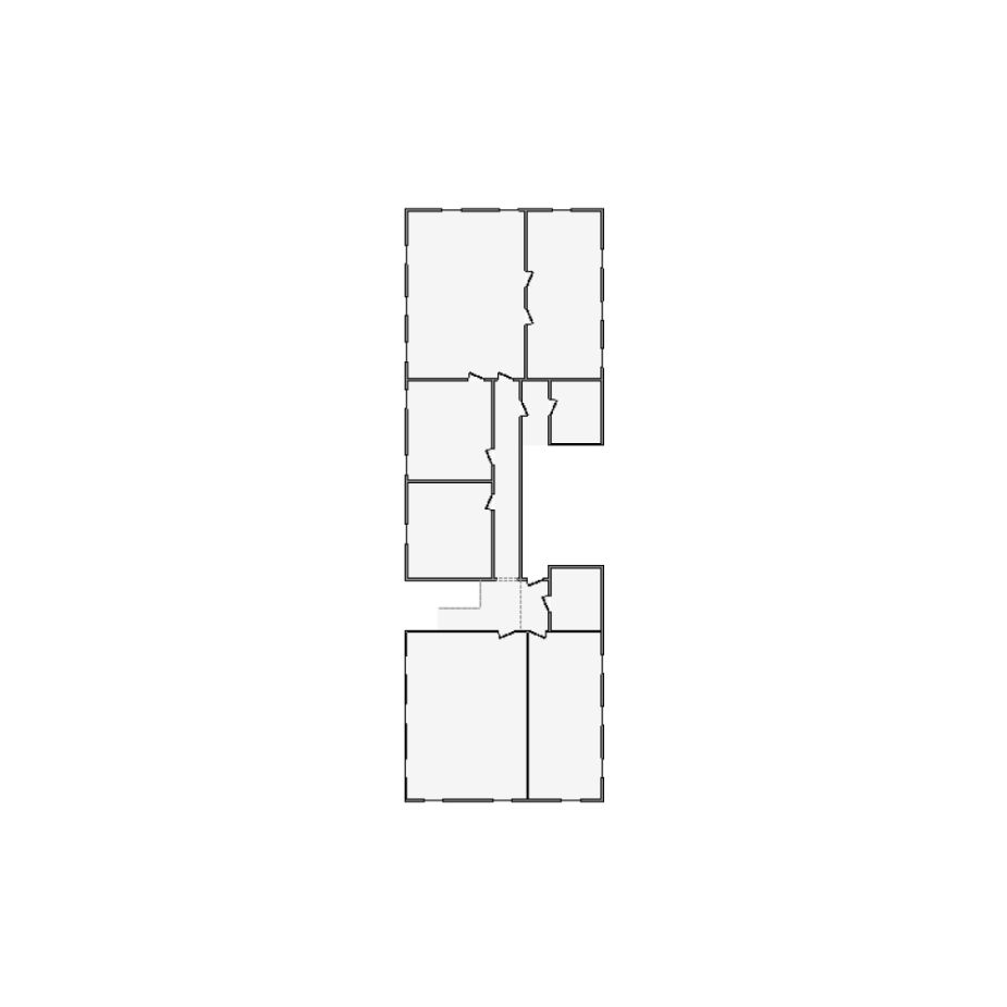 Detailed commercial interior sketch for Xactimate (10001-10500 SF). Accurate layouts for damage assessment, insurance claims, and restoration projects.