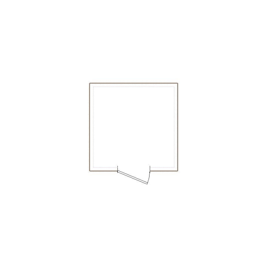 Simple exterior sketch based on interior layout (1-250 SF), either provided by the client or created by us, suitable for estimating in Xactimate.