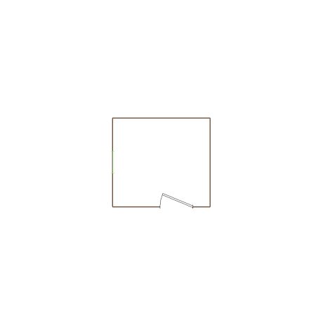 Detailed exterior sketch based on aerial imagery of a residential structure (1-5 SQ), suitable for use in damage assessment and restoration workflows in Xactimate.