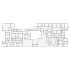 Detailed commercial interior sketch for Xactimate (14001-18000 SF). Accurate layouts for damage assessment, insurance claims, and restoration projects.