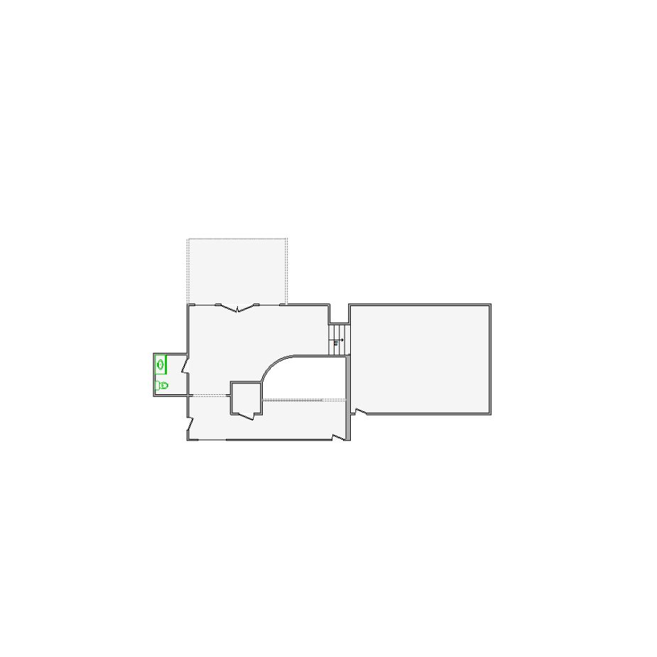Detailed interior sketch for Xactimate (10001-12000 SF) for damage assessment and restoration. Includes doors, windows, ceilings, kitchen and bathroom symbols.