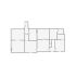 Detailed commercial interior sketch for Xactimate (1001-1500 SF). Accurate layouts for damage assessment, insurance claims, and restoration projects.