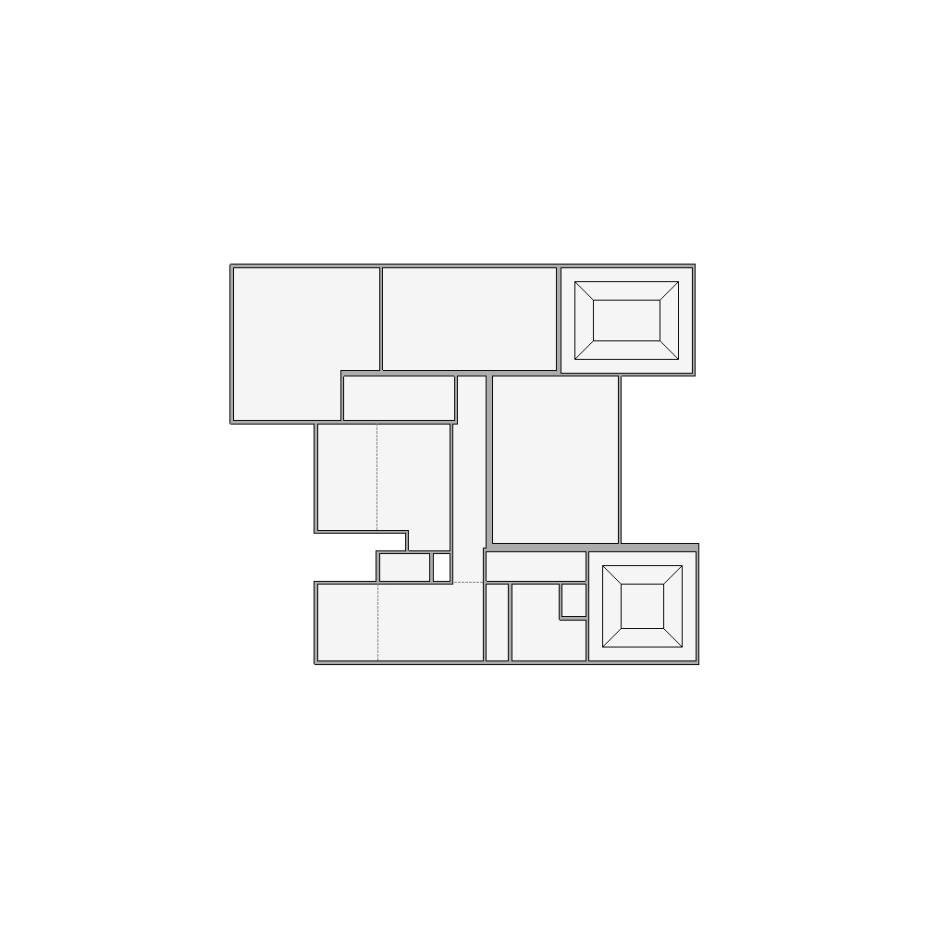 Simple interior sketch for Xactimate (1501-2000 SF). Perfect for partial renovations, such as updating floors, walls, or ceilings, without full detailing.