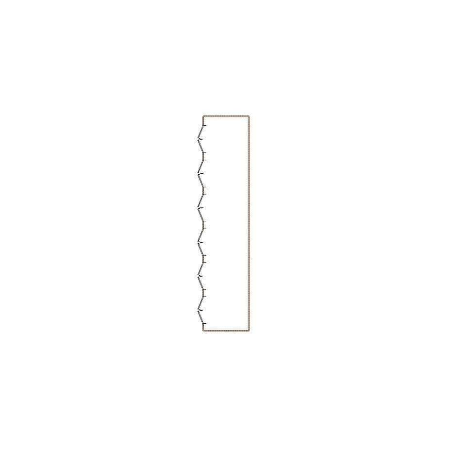 Detailed exterior sketch (251-500 SF) based on interior layout provided by the client or created by us. Suitable for siding, paint, and wall estimates.