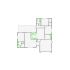 Detailed interior sketch for Xactimate (2001-2500 SF) for damage assessment and restoration. Includes doors, windows, ceilings, kitchen and bathroom symbols.
