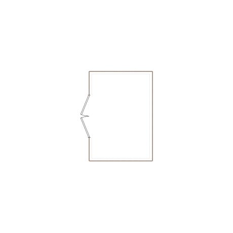 Simple exterior sketch based on interior layout (1-250 SF), either provided by the client or created by us, suitable for estimating in Xactimate.