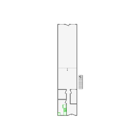 Detailed commercial interior sketch for Xactimate (1501-2000 SF). Accurate layouts for damage assessment, insurance claims, and restoration projects.