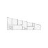 Detailed commercial interior sketch for Xactimate (3001-3500 SF). Accurate layouts for damage assessment, insurance claims, and restoration projects.