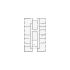 Detailed commercial interior sketch for Xactimate (6001-6500 SF). Accurate layouts for damage assessment, insurance claims, and restoration projects.