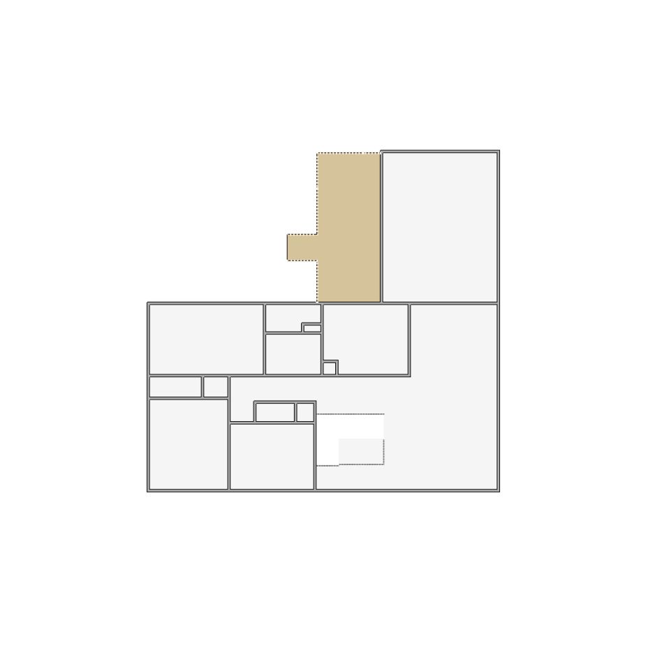 Simple interior sketch for Xactimate (2001-2500 SF). Perfect for partial renovations, such as updating floors, walls, or ceilings, without full detailing.