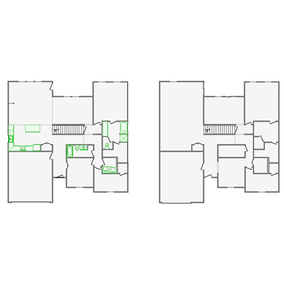 Correction interior sketches (2501-3000 SF) for Xactimate. Fixing layout errors, adjusting doors, windows, ceilings, and symbols for accurate assessments.