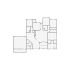 Simple interior sketch for Xactimate (2501-3000 SF). Perfect for partial renovations, such as updating floors, walls, or ceilings, without full detailing.