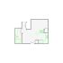 Simple interior sketch for Xactimate (251-500 SF). Perfect for partial renovations, such as updating floors, walls, or ceilings, without full detailing.