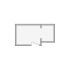 Simple interior sketch for Xactimate (101-250 SF). Perfect for partial renovations, such as updating floors, walls, or ceilings, without full detailing.