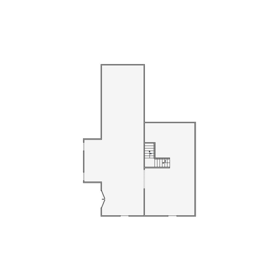Simple interior sketch for Xactimate (4001-4500 SF). Perfect for partial renovations, such as updating floors, walls, or ceilings, without full detailing.