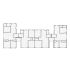 Detailed commercial interior sketch for Xactimate (9501-10000 SF). Accurate layouts for damage assessment, insurance claims, and restoration projects.