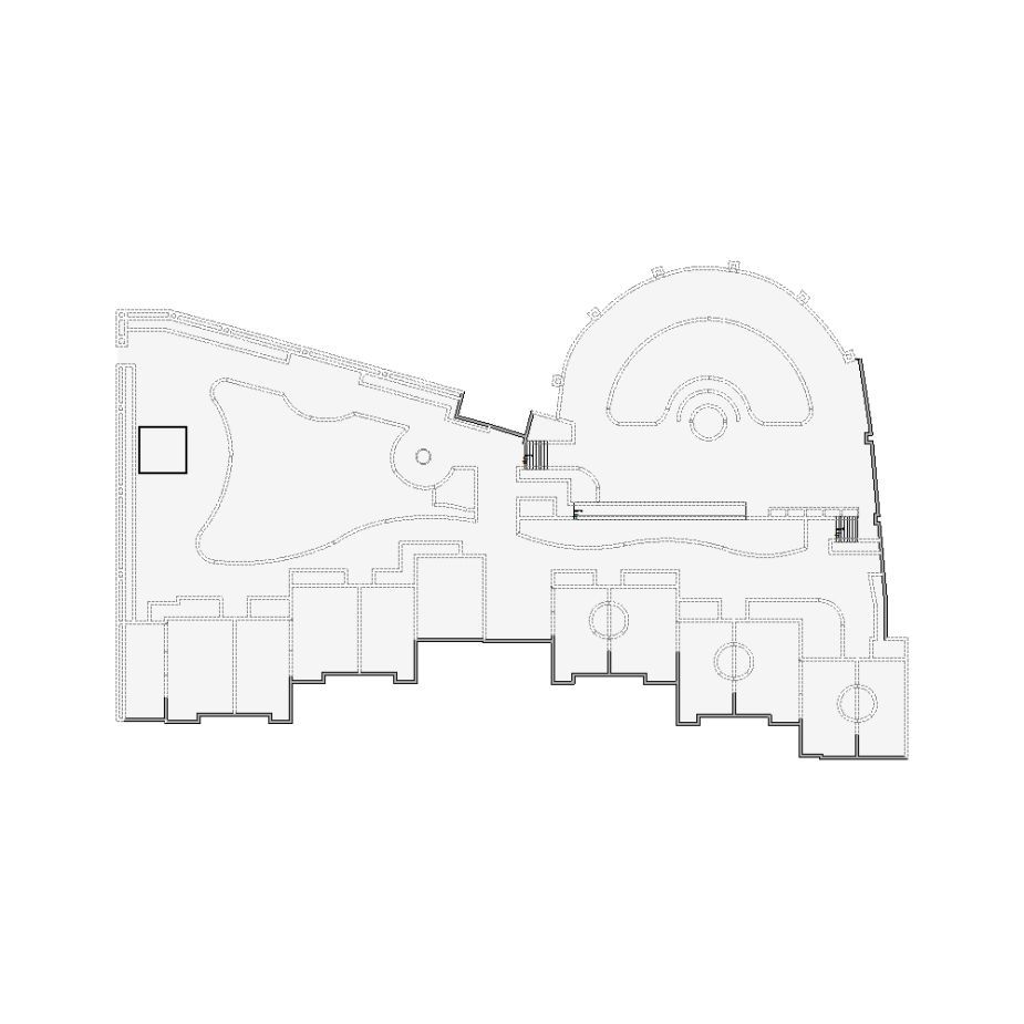 Detailed commercial interior sketch for Xactimate (24001-28000 SF). Accurate layouts for damage assessment, insurance claims, and restoration projects.