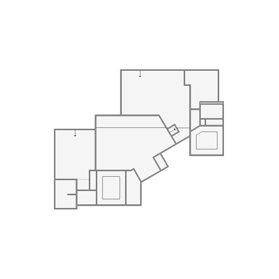 Simple interior sketch for Xactimate (1501-2000 SF). Perfect for partial renovations, such as updating floors, walls, or ceilings, without full detailing.