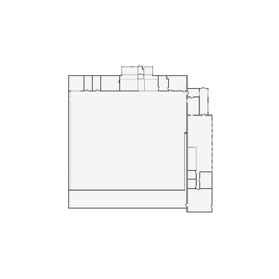 Detailed commercial interior sketch for Xactimate (18001-20000 SF). Accurate layouts for damage assessment, insurance claims, and restoration projects.