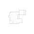 Simple exterior sketch based on interior layout (3001-3500 SF), either provided by the client or created by us, suitable for estimating in Xactimate.