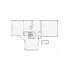 Simple interior sketch for Xactimate (2001-2500 SF). Perfect for partial renovations, such as updating floors, walls, or ceilings, without full detailing.