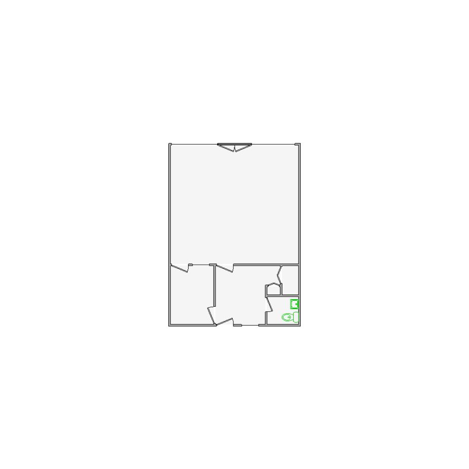 Detailed commercial interior sketch for Xactimate (501-1000 SF). Accurate layouts for damage assessment, insurance claims, and restoration projects.