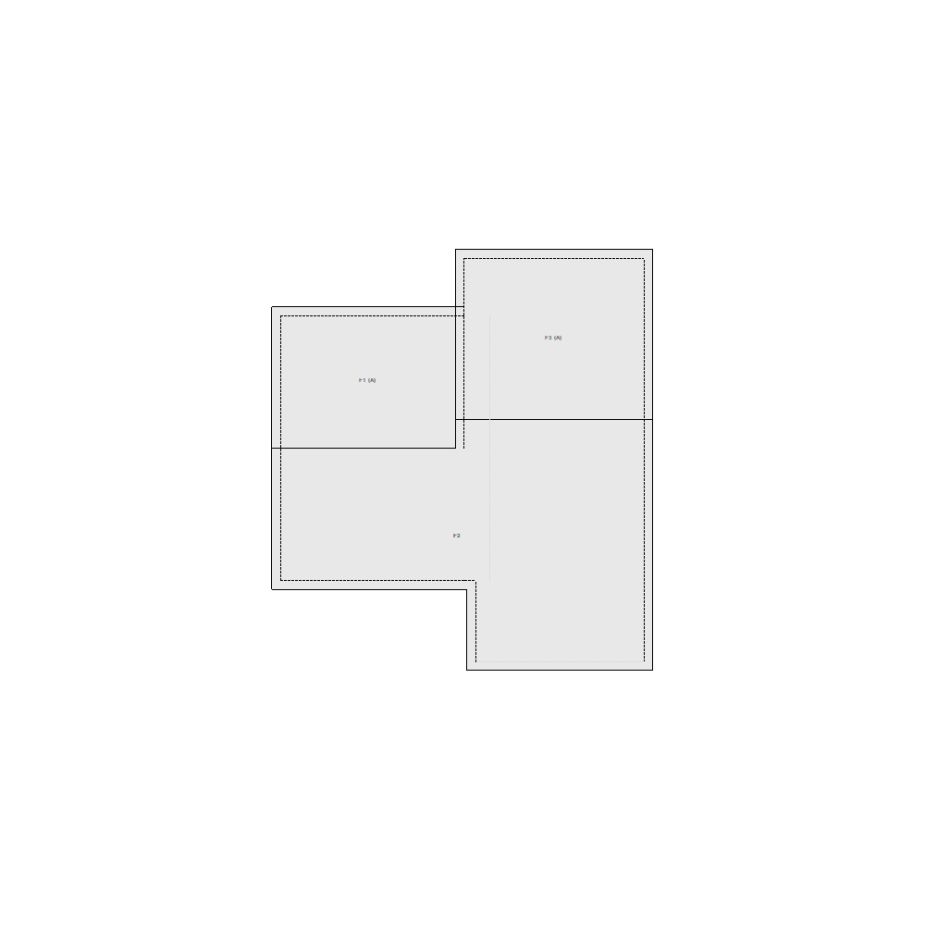 Roof sketch of a residential structure with a roof area (31-40 SQ), ideal for damage assessment and restoration purposes in Xactimate.