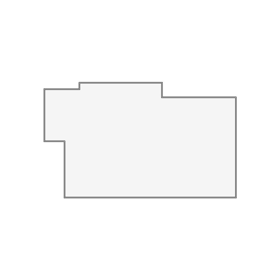 Simple interior sketch for Xactimate (2501-3000 SF). Perfect for partial renovations, such as updating floors, walls, or ceilings, without full detailing.