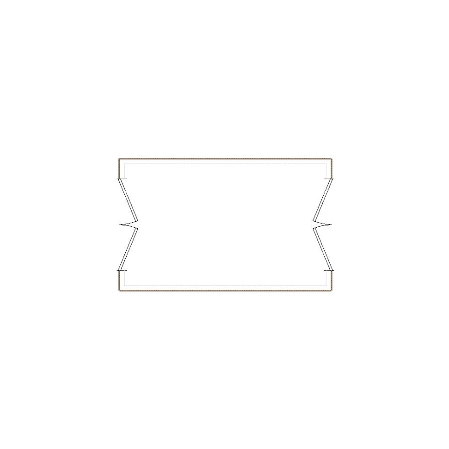 Simple exterior sketch based on interior layout (1-250 SF), either provided by the client or created by us, suitable for estimating in Xactimate.