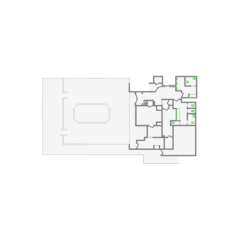 Detailed commercial interior sketch for Xactimate (11001-14000 SF). Accurate layouts for damage assessment, insurance claims, and restoration projects.