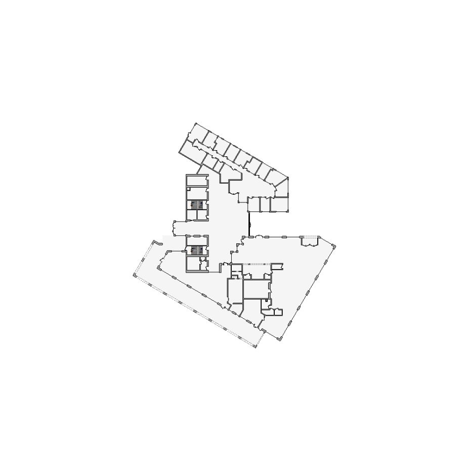 Detailed commercial interior sketch for Xactimate (78001-127000 SF). Accurate layouts for damage assessment, insurance claims, and restoration projects.
