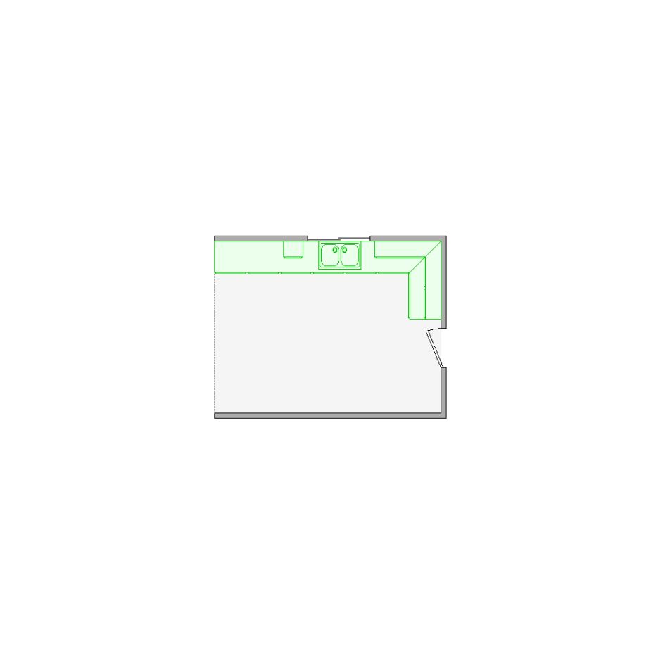 Detailed interior sketch for Xactimate (101-250 SF) for damage assessment and restoration. Includes doors, windows, ceilings, kitchen and bathroom symbols.