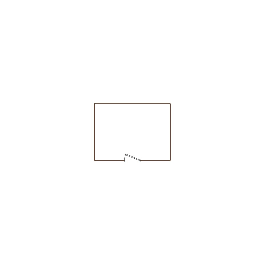 Simple exterior sketch of a residential structure (6-10 SQ), based on aerial imagery, used for estimating and documentation purposes in Xactimate.
