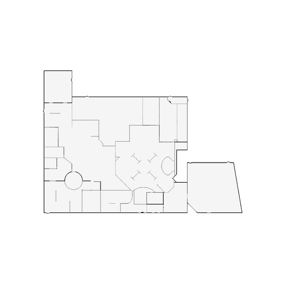 Detailed commercial interior sketch for Xactimate (45001-53000 SF). Accurate layouts for damage assessment, insurance claims, and restoration projects.