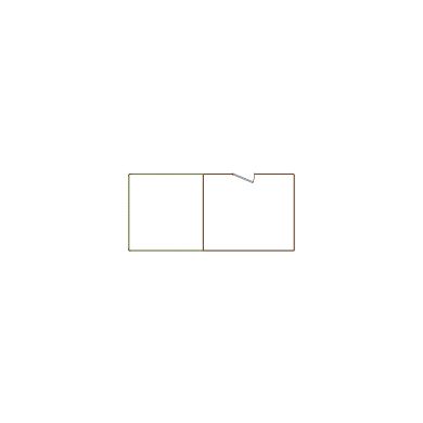 Simple exterior sketch of a residential structure (1-5 SQ), based on aerial imagery, used for estimating and documentation purposes in Xactimate.