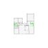 Detailed interior sketch for Xactimate (2501-3000 SF) for damage assessment and restoration. Includes doors, windows, ceilings, kitchen and bathroom symbols.