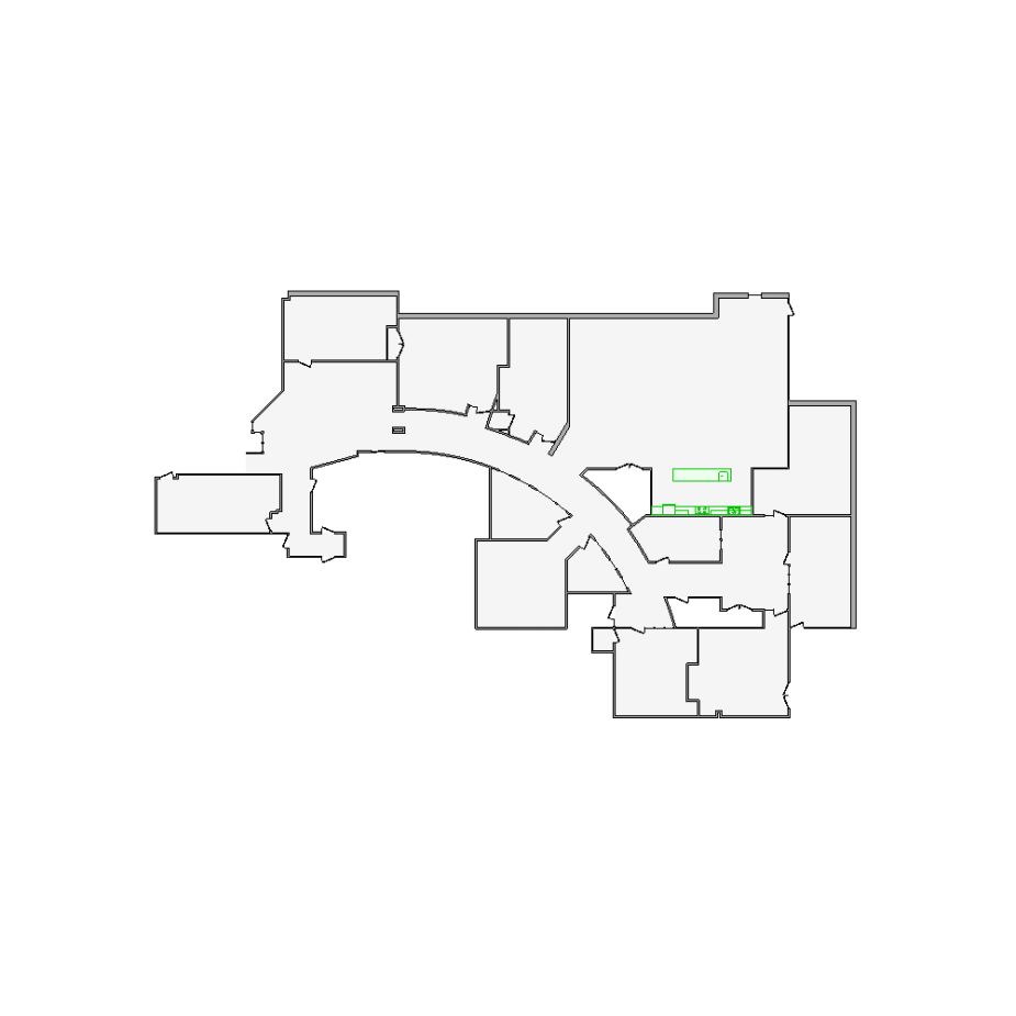 Detailed commercial interior sketch for Xactimate (14001-18000 SF). Accurate layouts for damage assessment, insurance claims, and restoration projects.