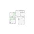Detailed interior sketch for Xactimate (2501-3000 SF) for damage assessment and restoration. Includes doors, windows, ceilings, kitchen and bathroom symbols.