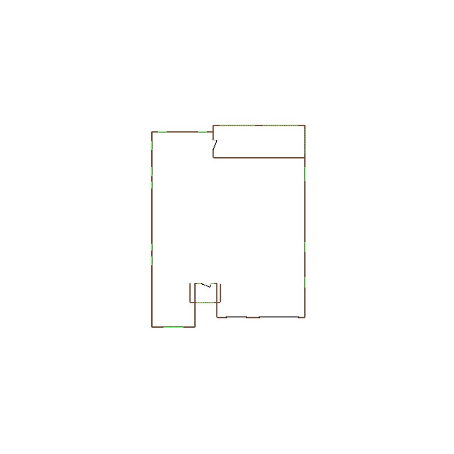 Detailed exterior sketch based on aerial imagery of a residential structure (21-30 SQ), suitable for use in damage assessment and restoration workflows in Xactimate.