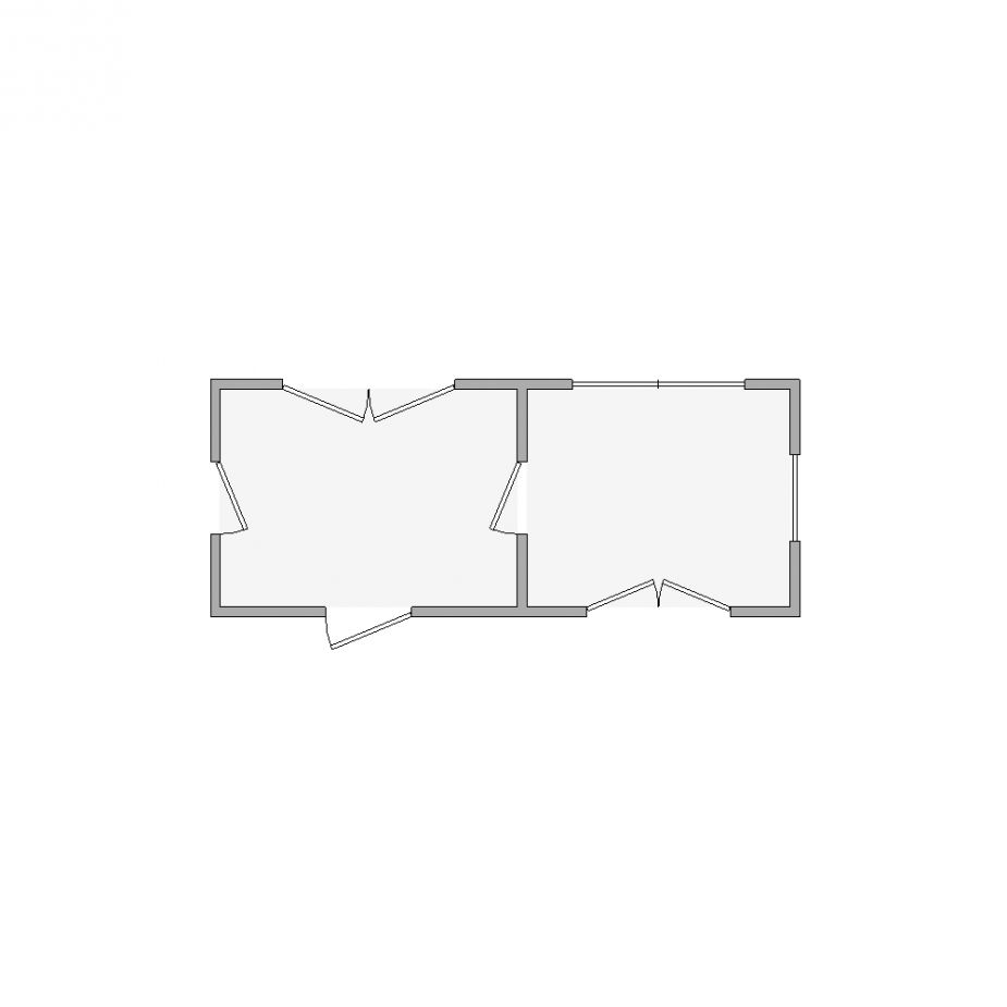 Simple interior sketch for Xactimate (1-100 SF). Perfect for partial renovations, such as updating floors, walls, or ceilings, without full detailing.